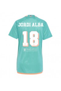 Inter Miami Jordi Alba #18 Jalkapallovaatteet Naisten Kolmaspaita 2024-25 Lyhythihainen